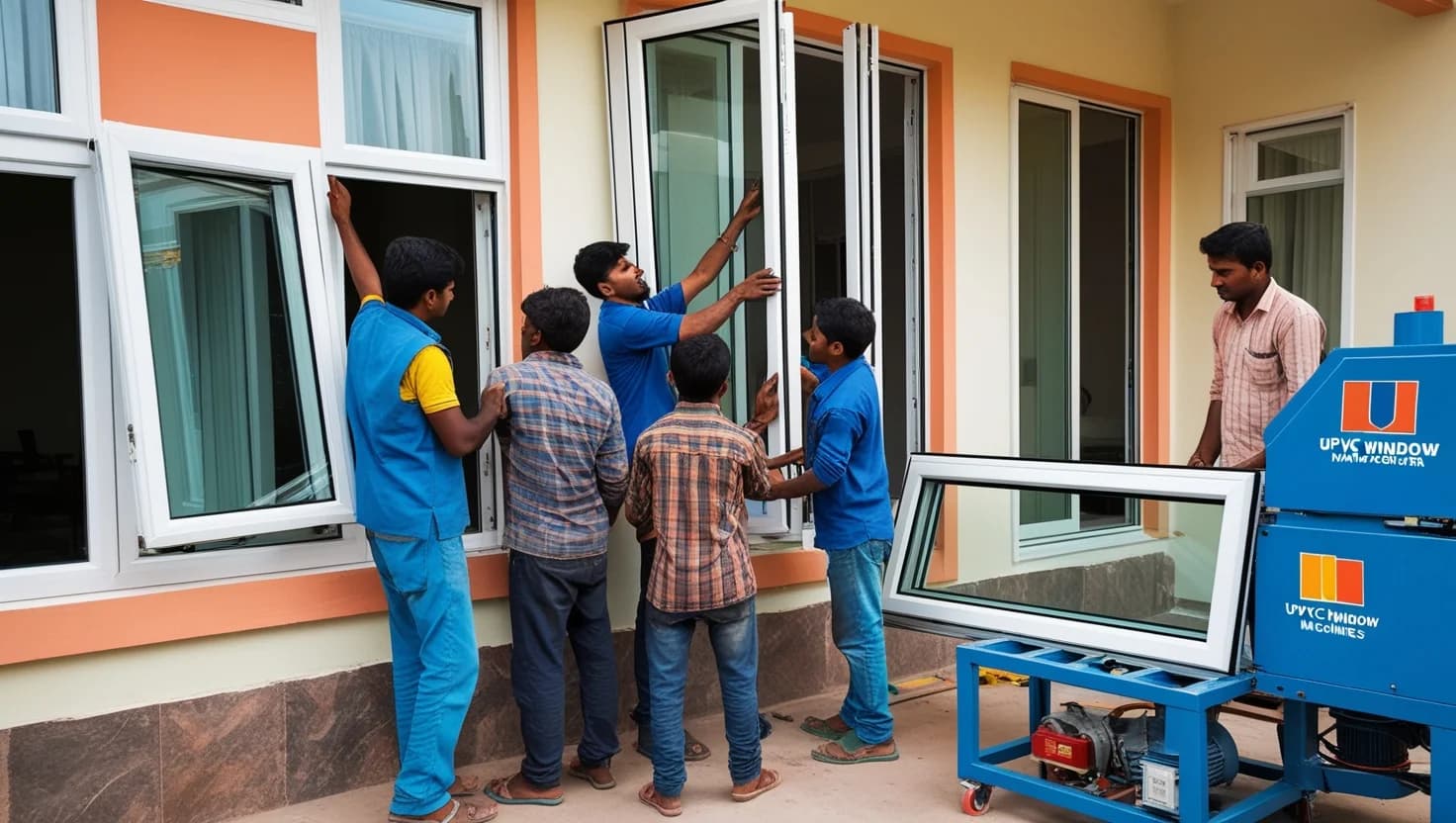 Premium UPVC Window Work in Lucknow